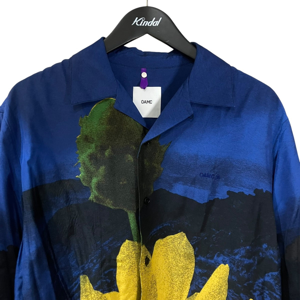 OAMC KURT SHIRT FLORA オープンカラーシャツ 古着・中古-3枚目のアイテム画像