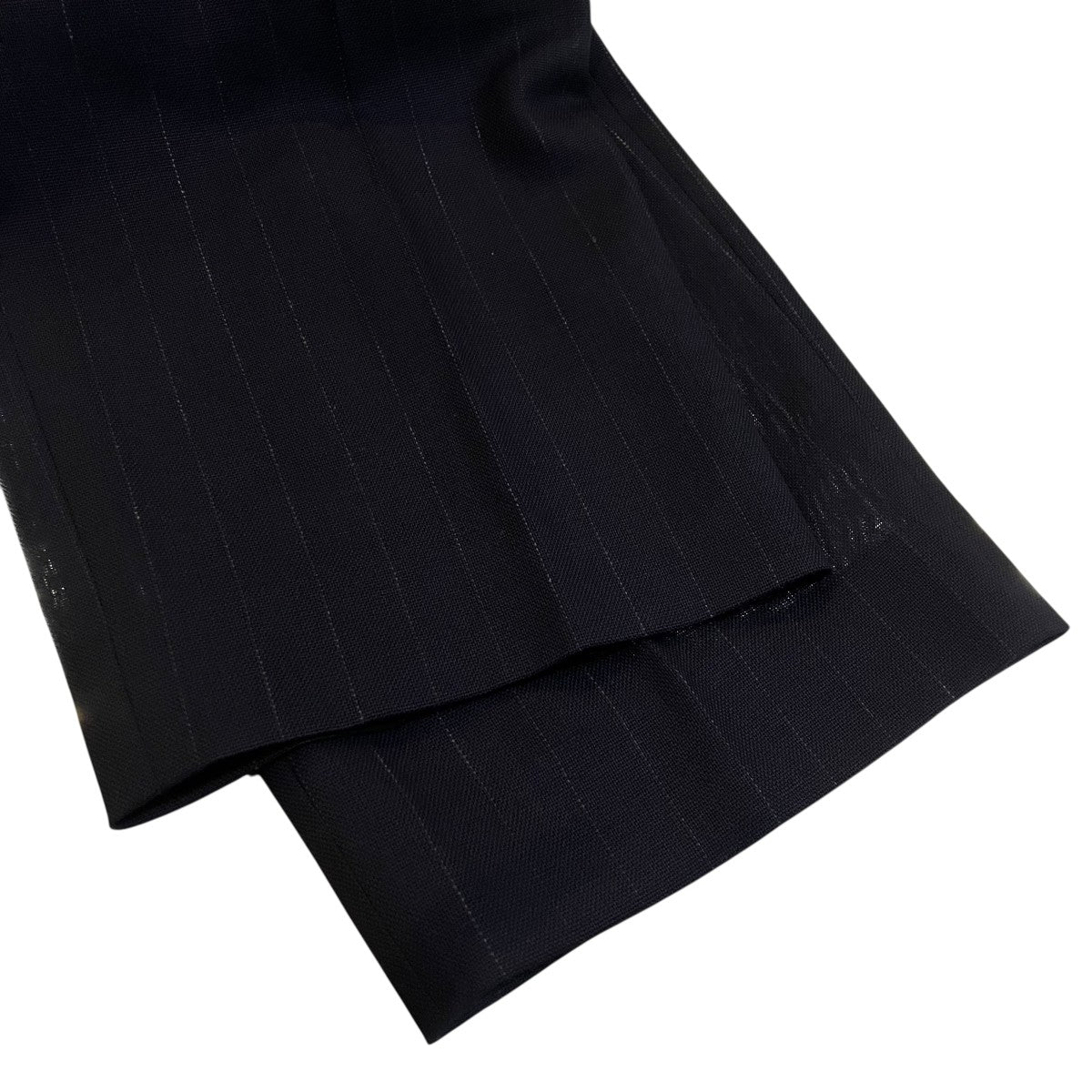AURALEE HARD TWIST WOOL STRIPE SLACKS ストライプスラックス 古着・中古-5枚目のアイテム画像