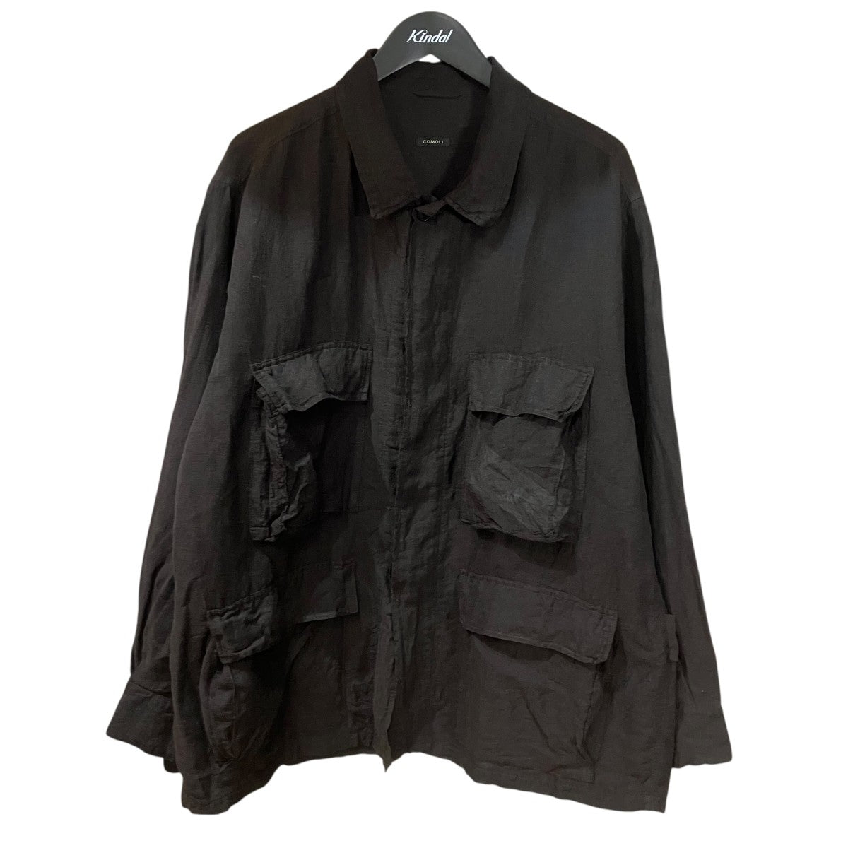 COMOLI シルクコットン B．D．U．ジャケット 古着・中古-1枚目のアイテム画像