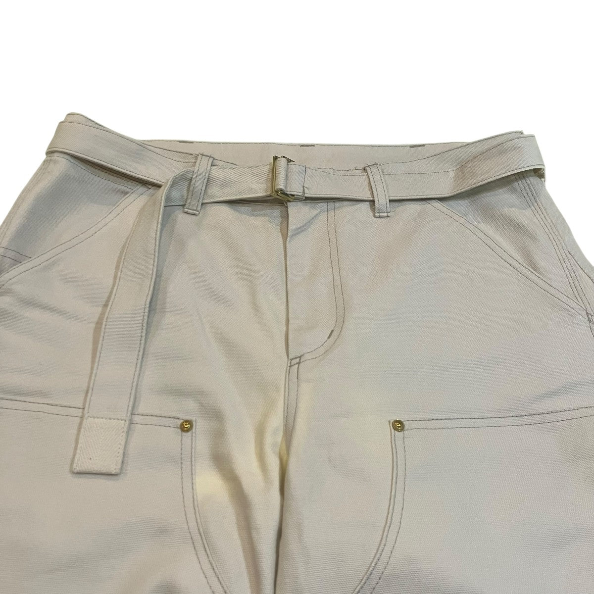 sacai×CarHartt Carhartt WIP Duck Pants ダブルニーバルーンロングパンツ 古着・中古-6枚目のアイテム画像