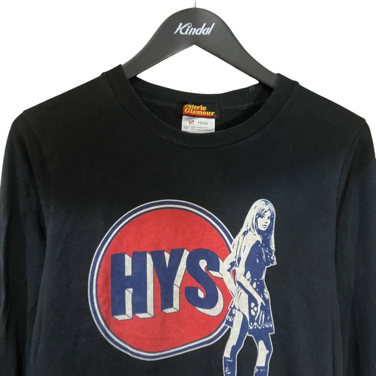Hysteric Glamour 90’sロングスリーブカットソー 古着・中古-3枚目のアイテム画像