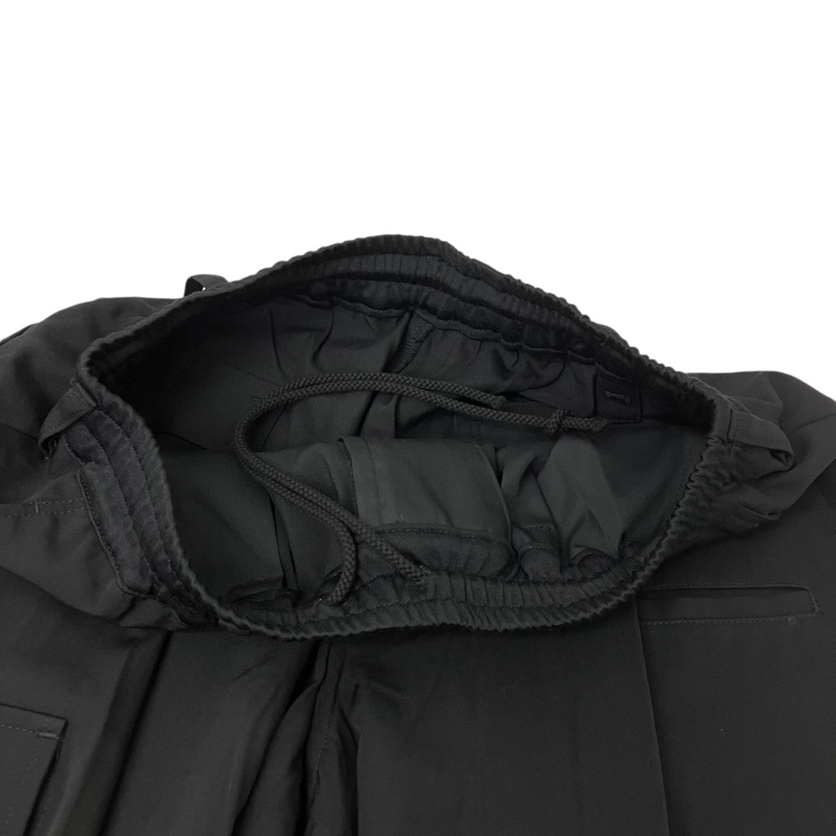 REGULATION Yohji Yamamoto R-ウエストRIBパンツ 古着・中古-4枚目のアイテム画像