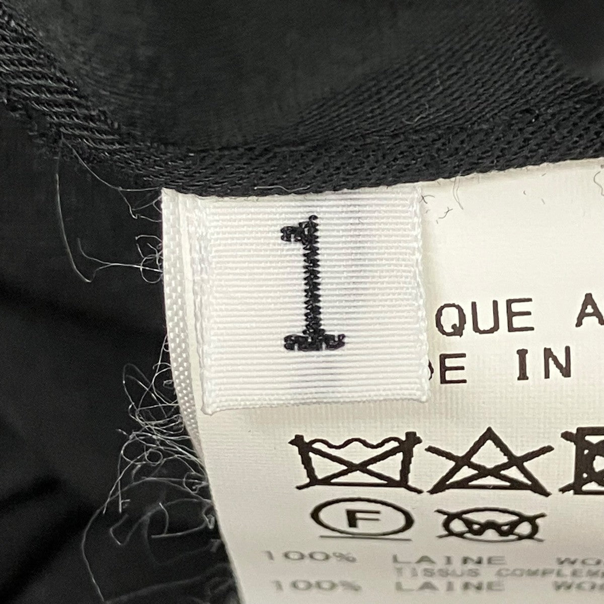 REGULATION Yohji Yamamoto R-ウエストRIBパンツ 古着・中古-6枚目のアイテム画像