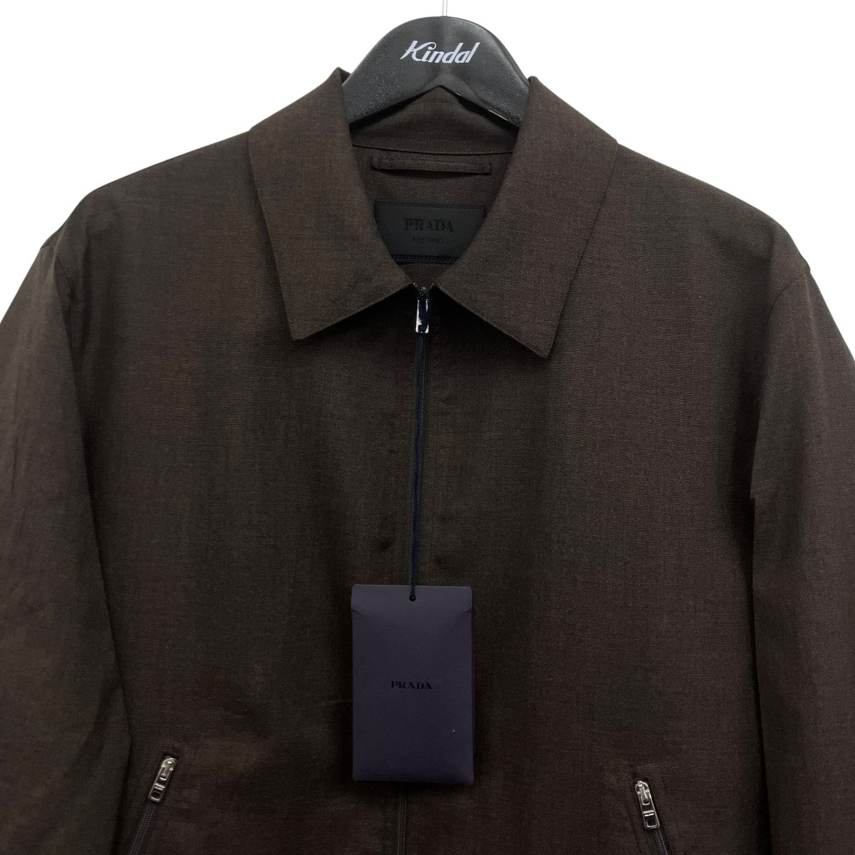 PRADA(プラダ) Wool blouson jacket モヘアシルクジップアップ