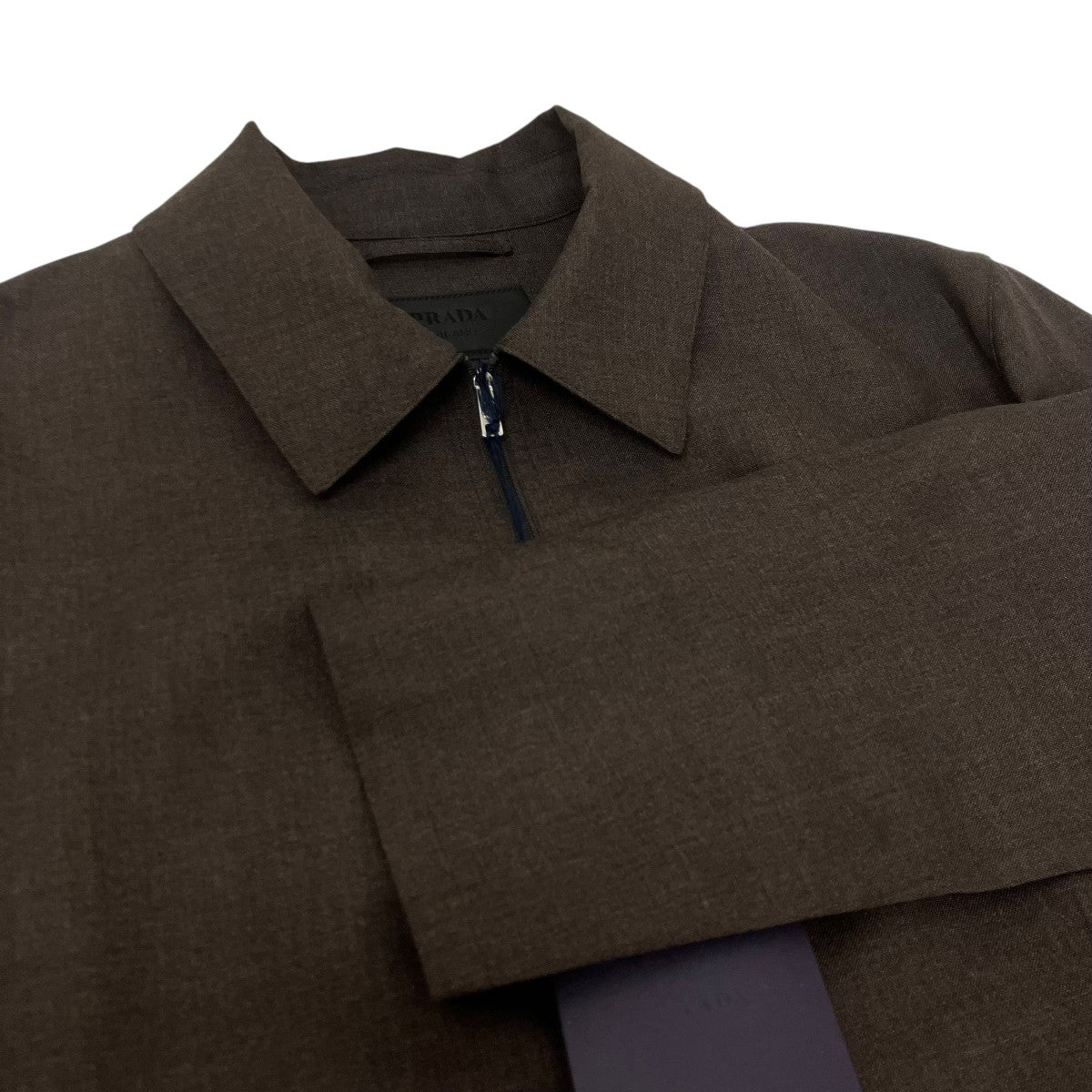 PRADA(プラダ) Wool blouson jacket モヘアシルクジップアップ