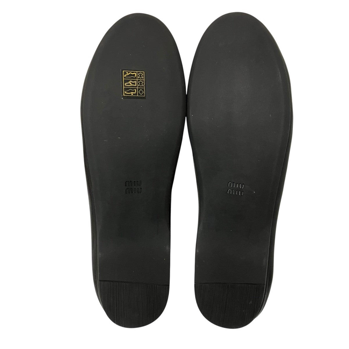 MIU MIU エランナッパレザーバレリーナシューズ 古着・中古-7枚目のアイテム画像