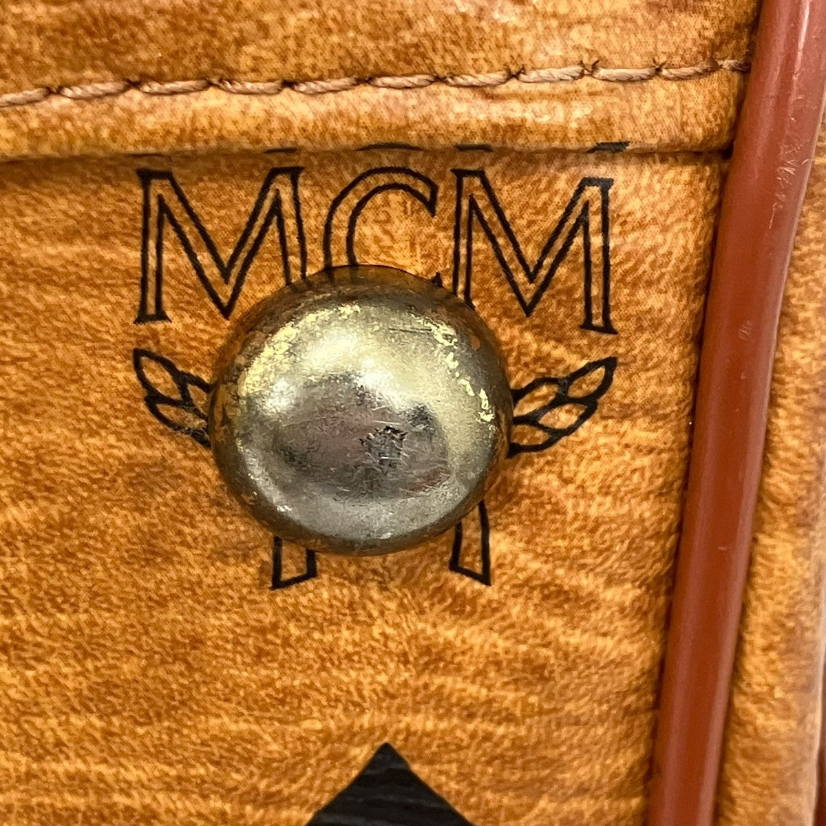 MCM(エムシーエム) ヴィセトスボストンバッグ ブラウン サイズ