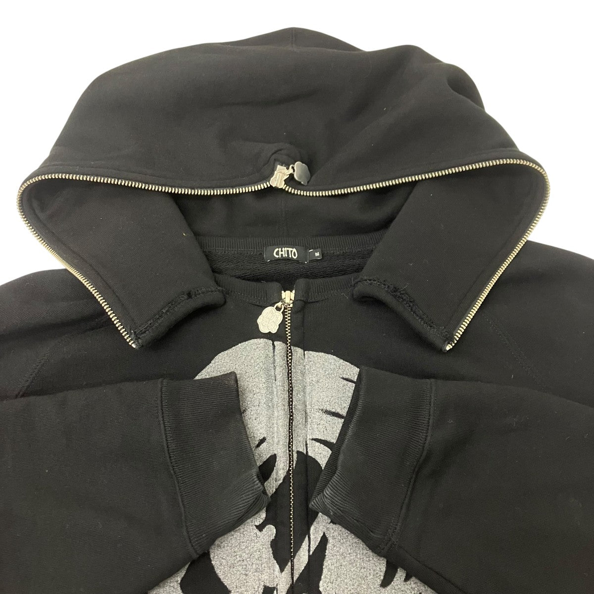 CHITO ジップパーカー 古着・中古-4枚目のアイテム画像