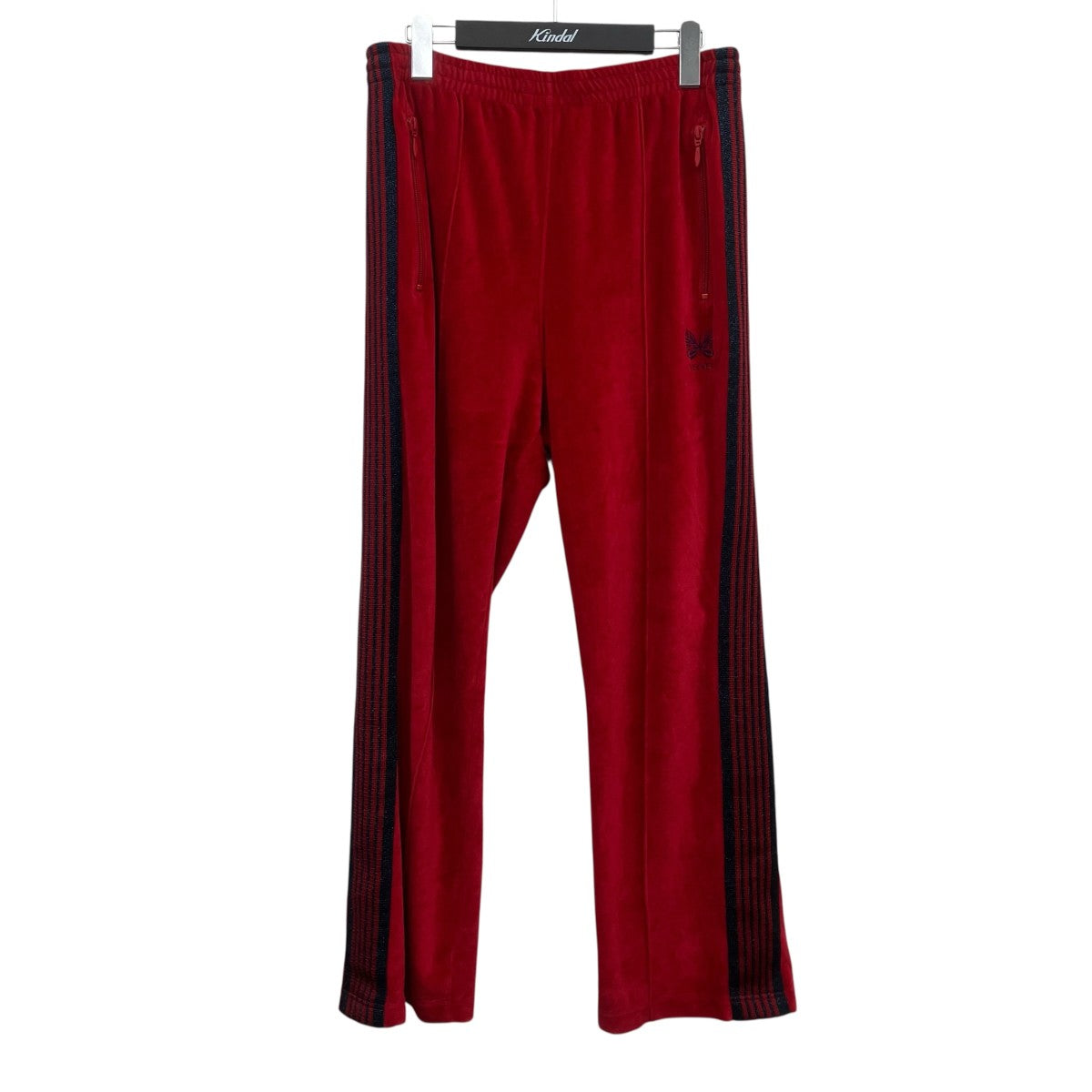 Needles×Velvet トラックパンツ 古着・中古-1枚目のアイテム画像