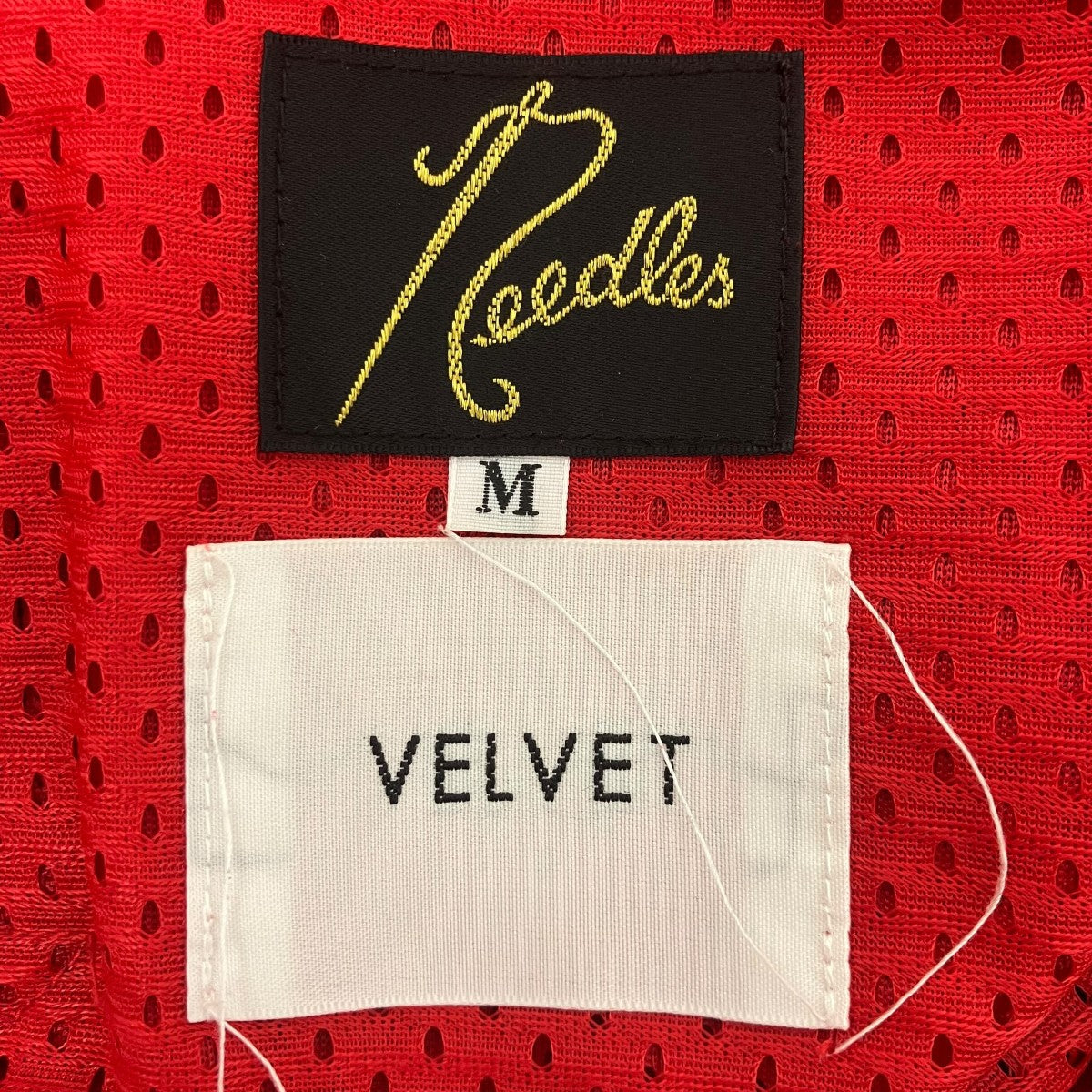 Needles×Velvet トラックパンツ 古着・中古-5枚目のアイテム画像