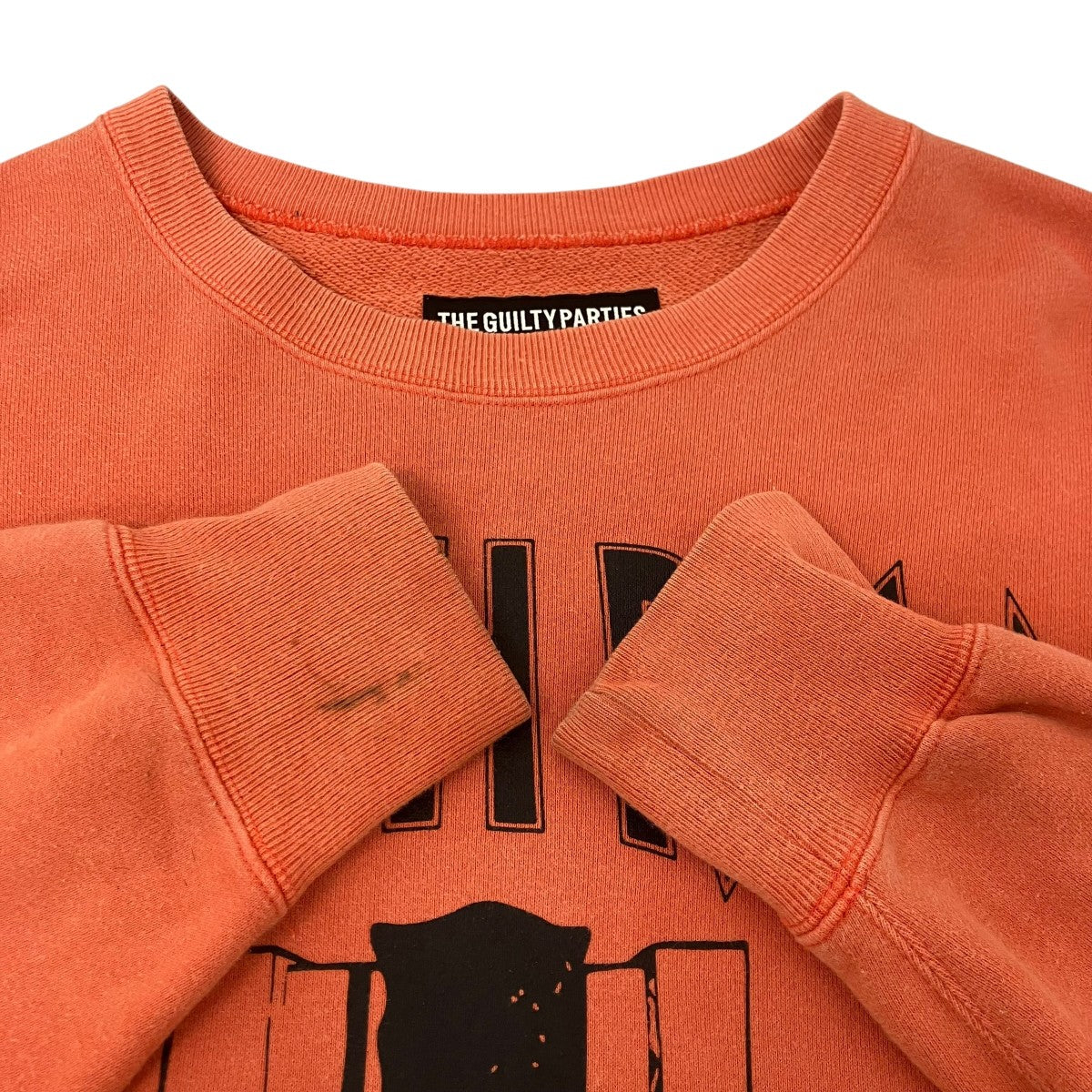 WACKO MARIA×DEATH ROW RECORDS GARMENT DYED SWEAT SHIRTプリントスウェット 古着・中古-4枚目のアイテム画像