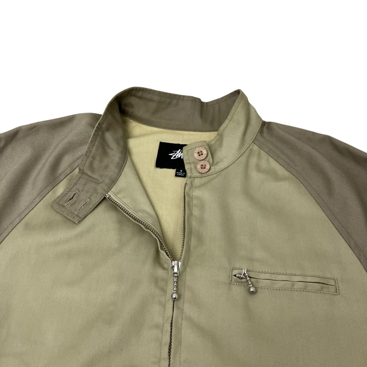 stussy ２トーンカラージャケット 古着・中古-4枚目のアイテム画像