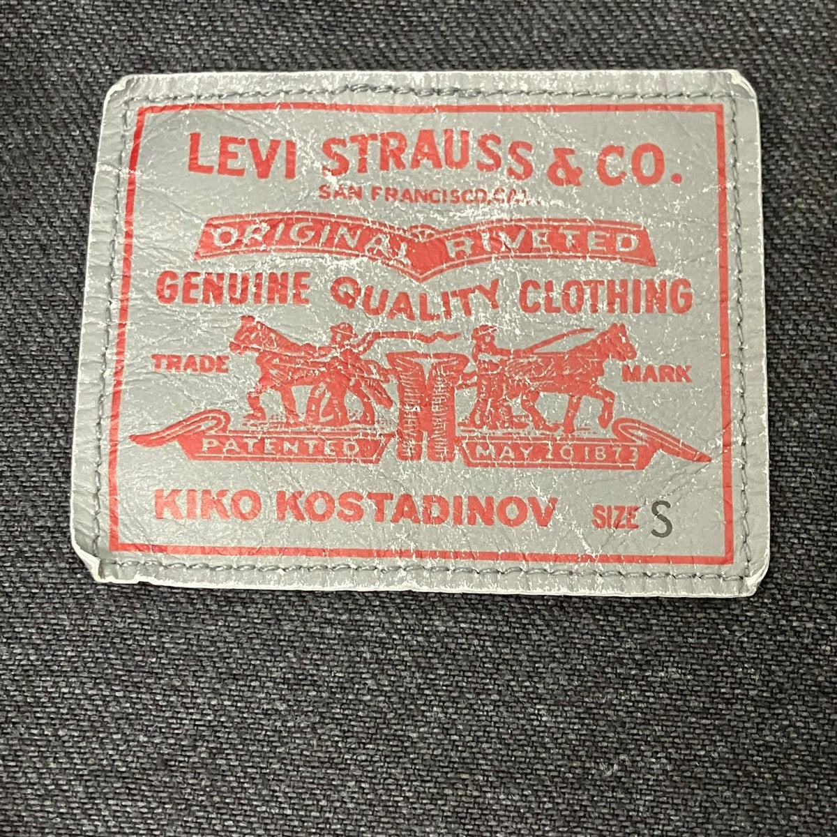 LEVI’S×Kiko Kostadinov デニムジップアップジャケット 古着・中古-6枚目のアイテム画像