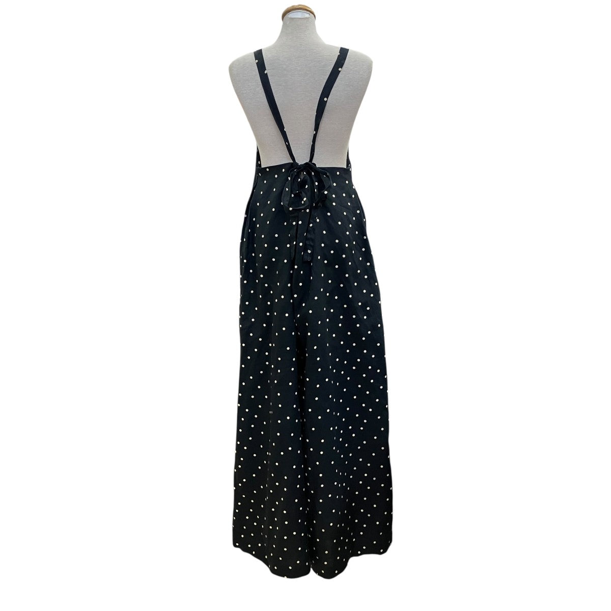 BEAUTY＆YOUTH テレデランリネンドットキャミソールサロペット1626-151-3789 古着・中古-2枚目のアイテム画像