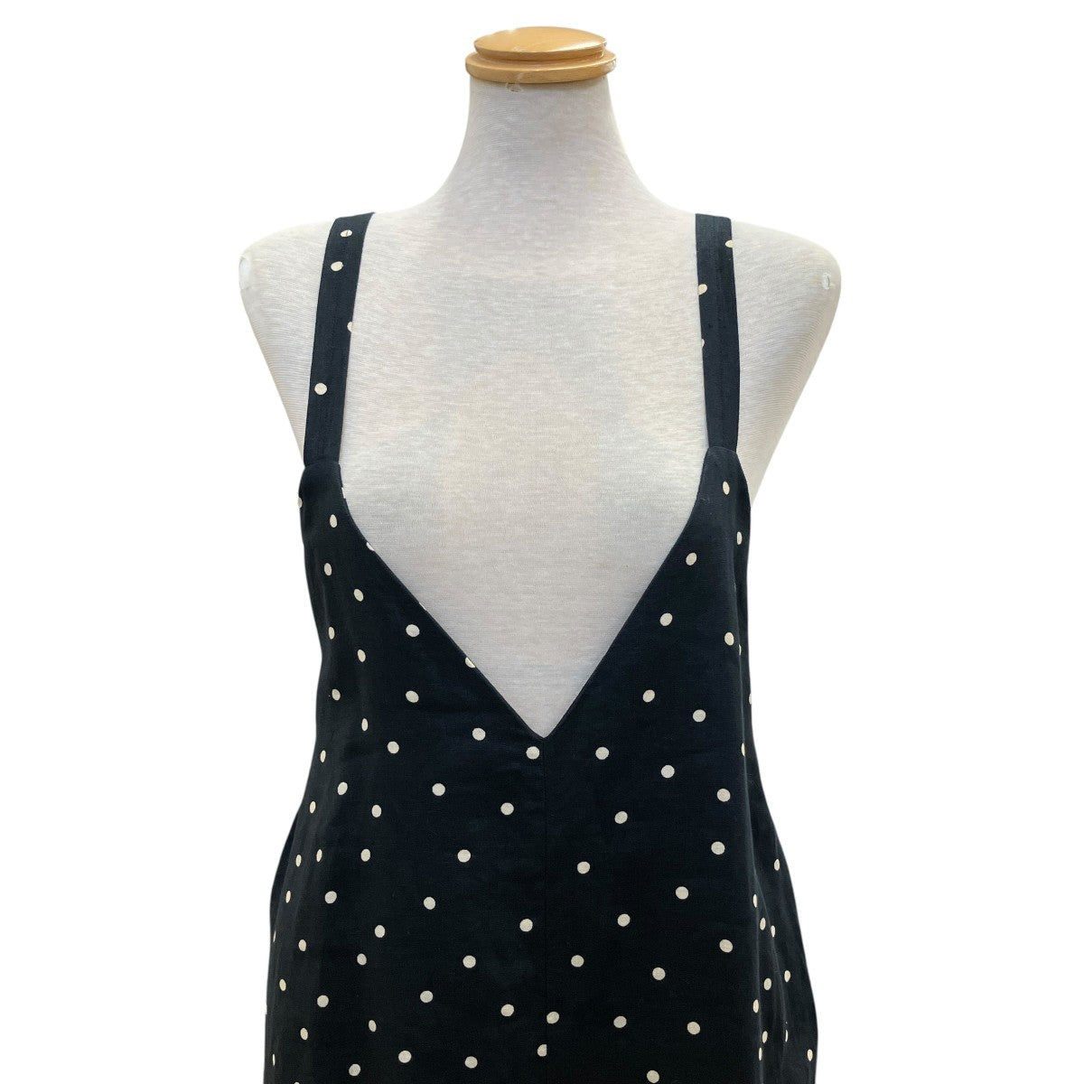 BEAUTY＆YOUTH テレデランリネンドットキャミソールサロペット1626-151-3789 古着・中古-3枚目のアイテム画像