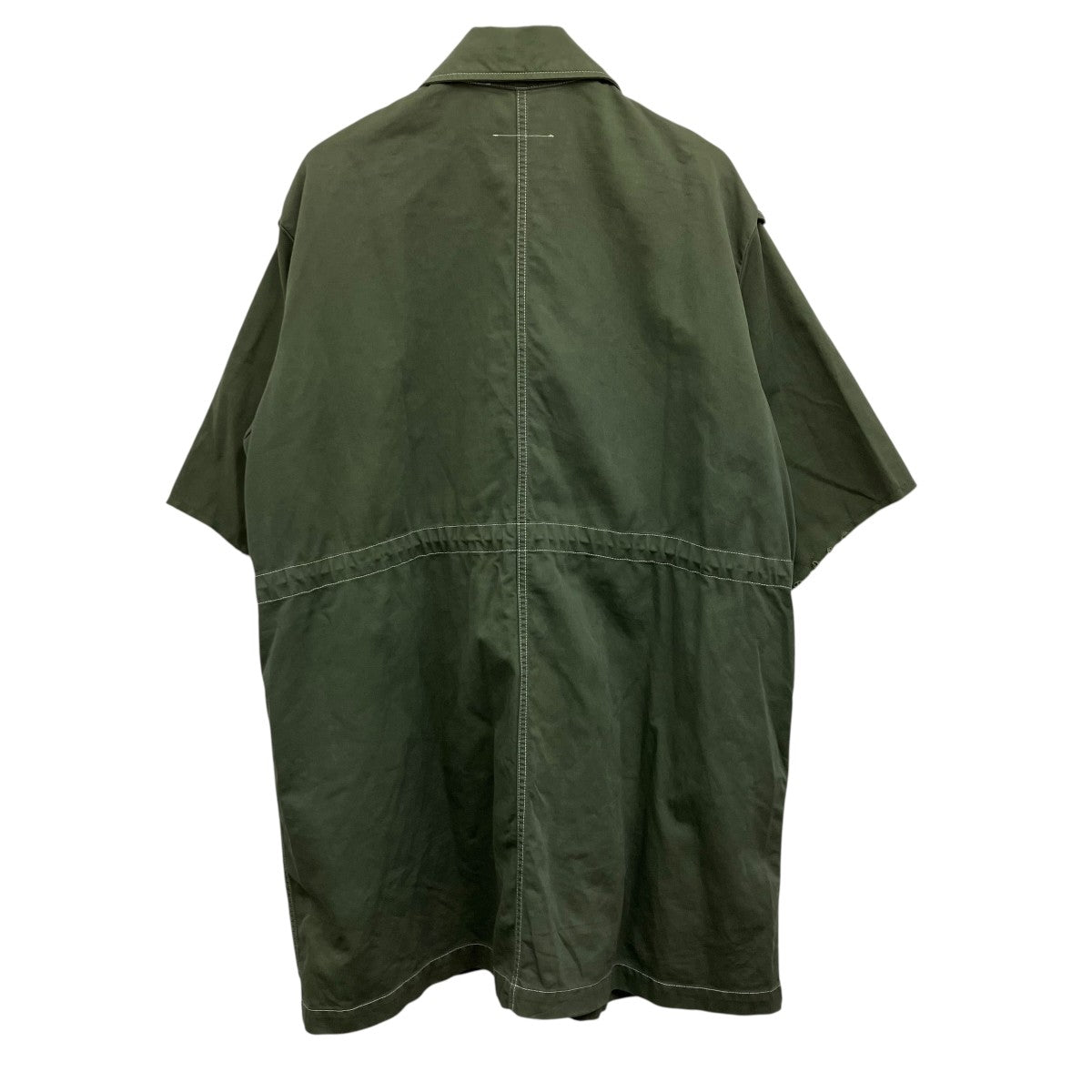 MM6 Maison Margiela オーバーサイズ ショートスリーブ ミリタリーコート 古着・中古-2枚目のアイテム画像