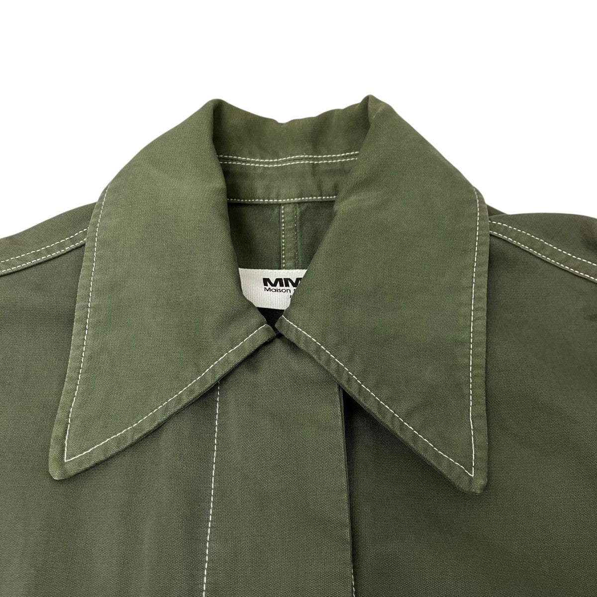 MM6 Maison Margiela オーバーサイズ ショートスリーブ ミリタリーコート 古着・中古-4枚目のアイテム画像