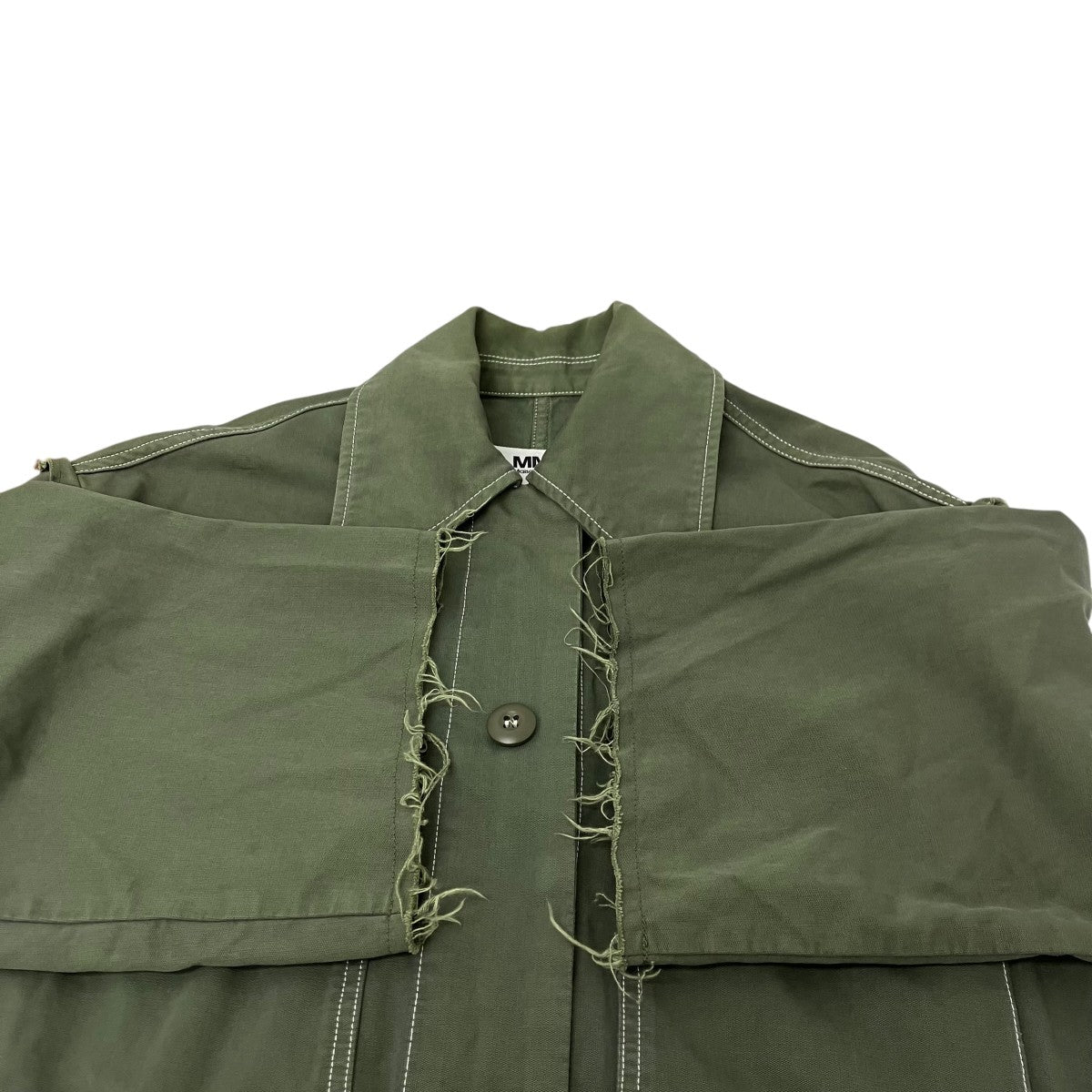 MM6 Maison Margiela オーバーサイズ ショートスリーブ ミリタリーコート 古着・中古-5枚目のアイテム画像