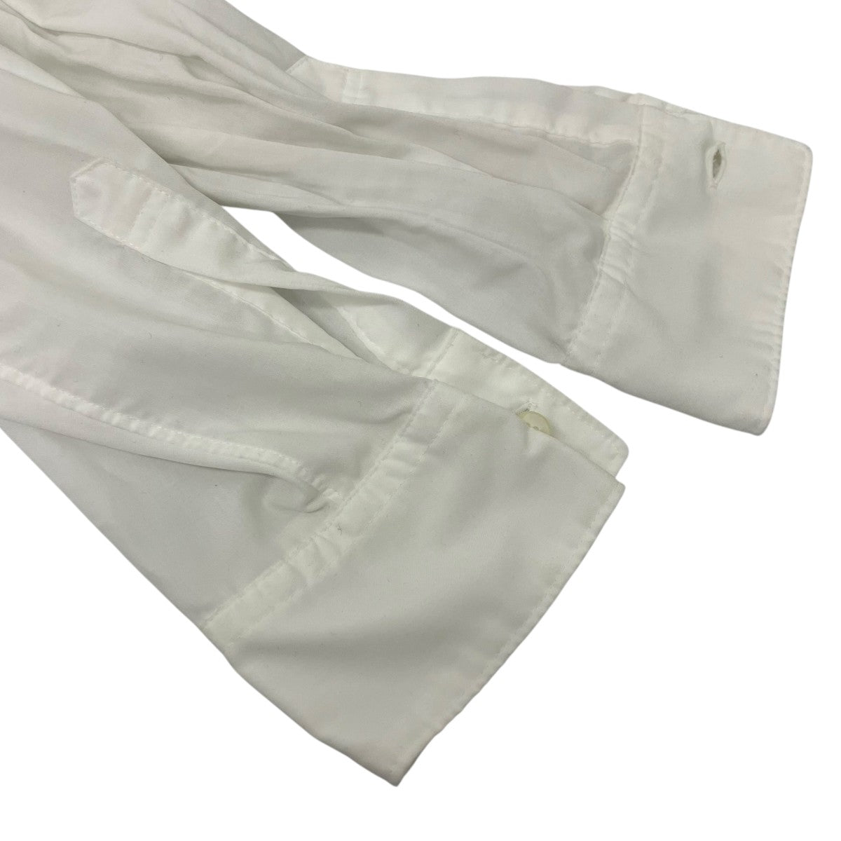 COMME des GARCONS 製品染めポリエステルアシンメトリーシャツ 古着・中古-4枚目のアイテム画像