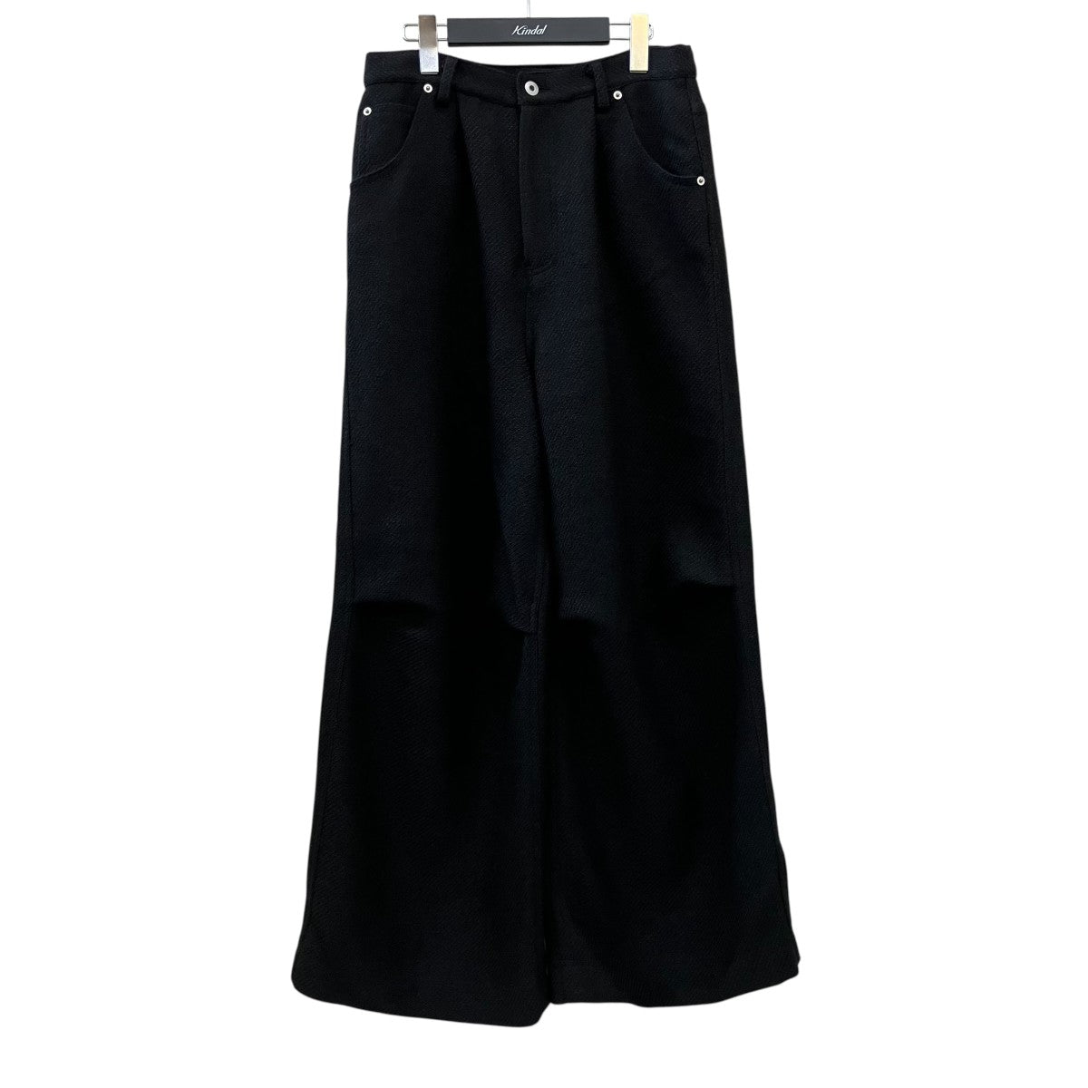 Tweed volume tuck wide pantsパンツ112255-124-003