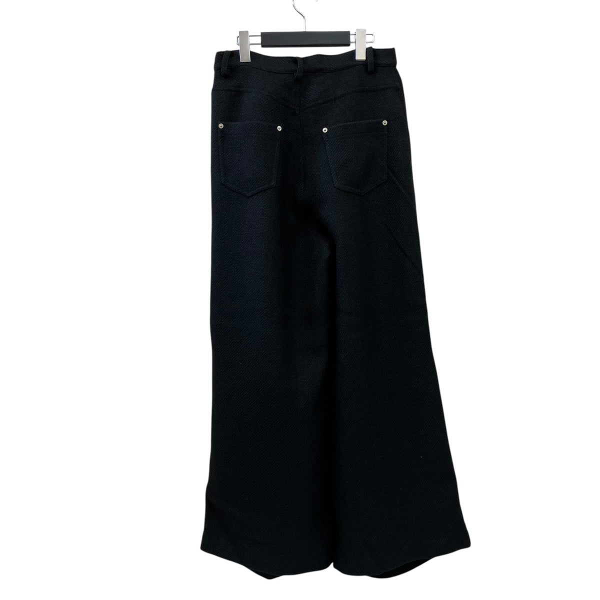 Tweed volume tuck wide pantsパンツ112255-124-003