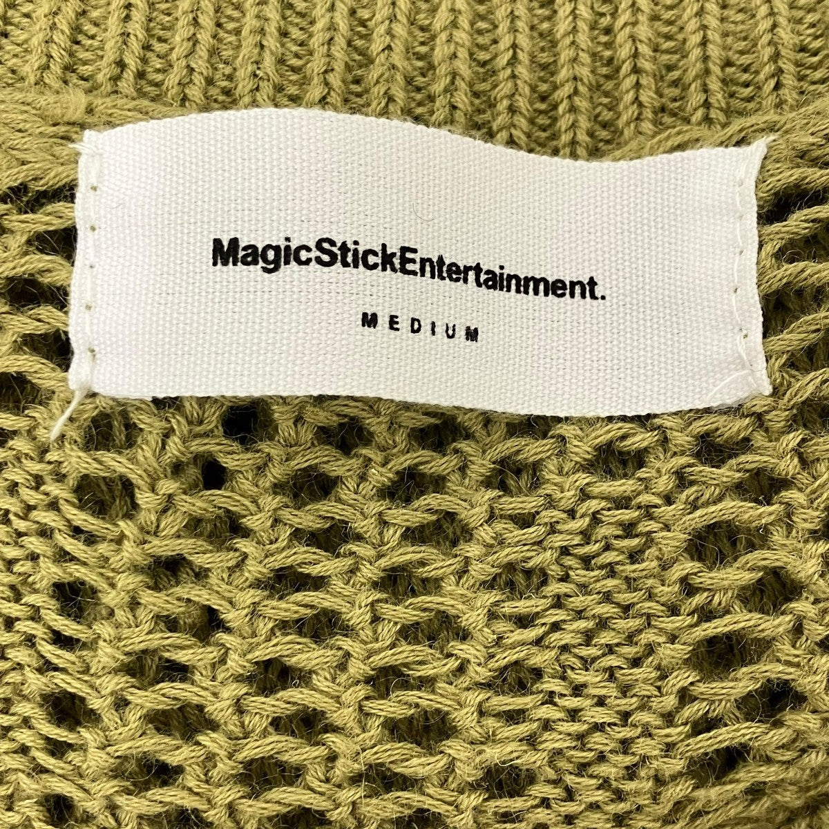 MAGIC STICK メッシュニットTシャツ 古着・中古-5枚目のアイテム画像