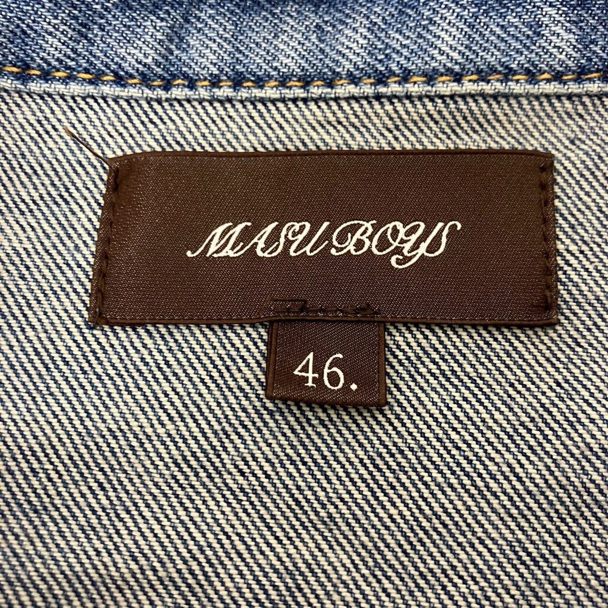 MASU デニムジャケット 古着・中古-8枚目のアイテム画像