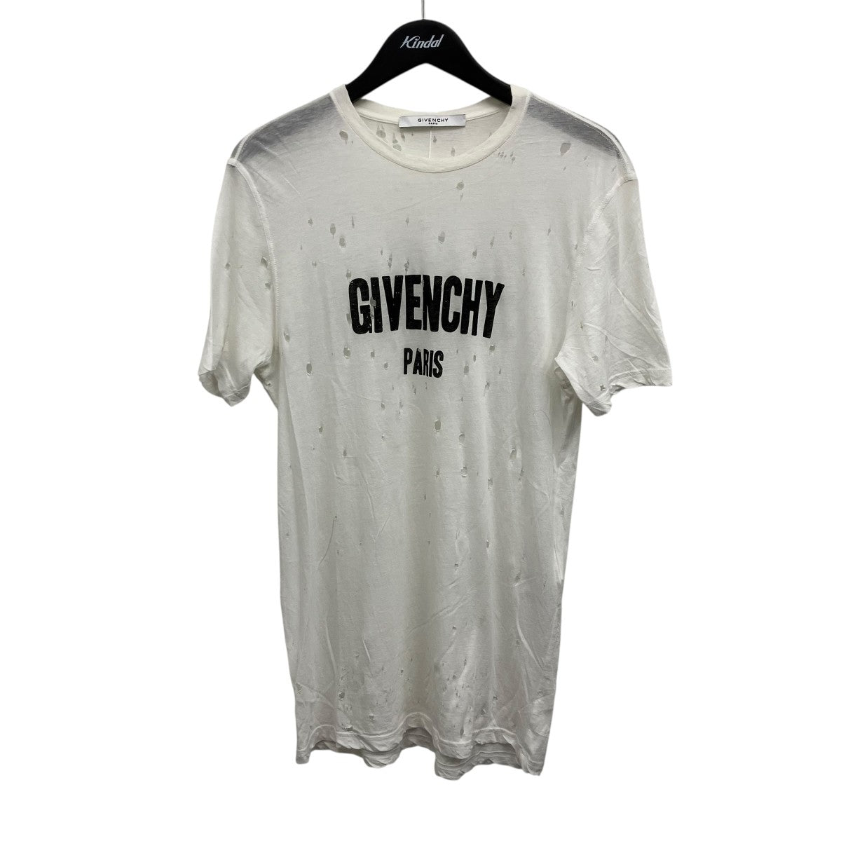 GIVENCHY(ジバンシィ) デストロイ加工Tシャツ 16S 7704 485 ホワイト