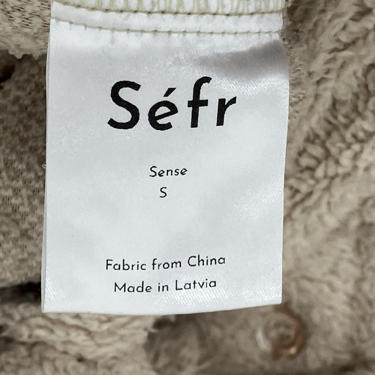 Sefr SENSEフリースオーバーシャツ 古着・中古-5枚目のアイテム画像