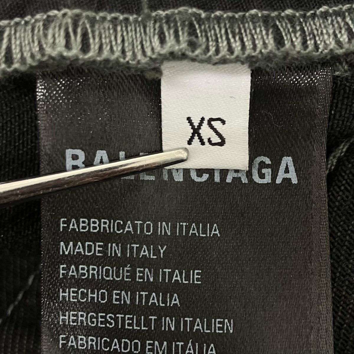 BALENCIAGA ローライズダメージデニムパンツ 古着・中古-5枚目のアイテム画像