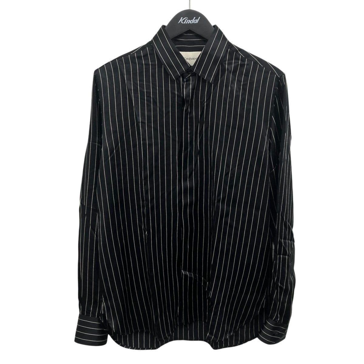 Saint Laurent Paris シルクストライプシャツ