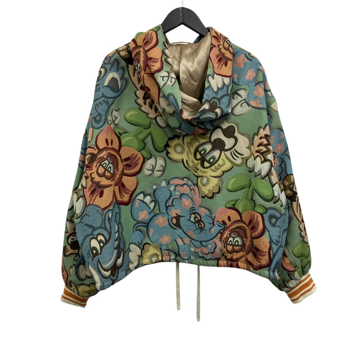 KENZO 総柄 ジップパーカー 古着・中古-2枚目のアイテム画像