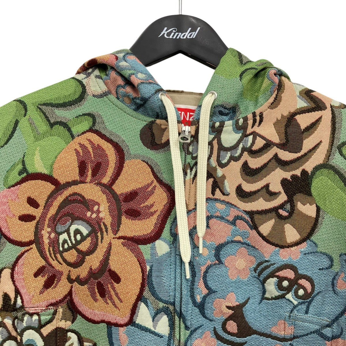 KENZO(ケンゾー) 総柄 ジップパーカー FF55BL1529JU マルチカラー KENZO(ケンゾー) 総柄 ジップパーカー FF55BL1529JU マルチカラー