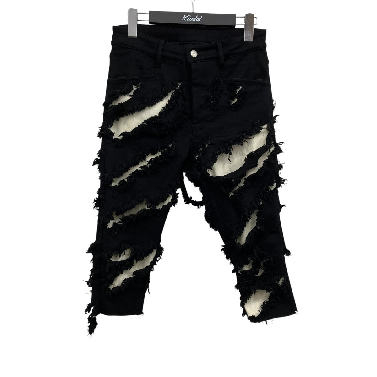 RICK OWENS デニムショートパンツ 古着・中古-1枚目のアイテム画像