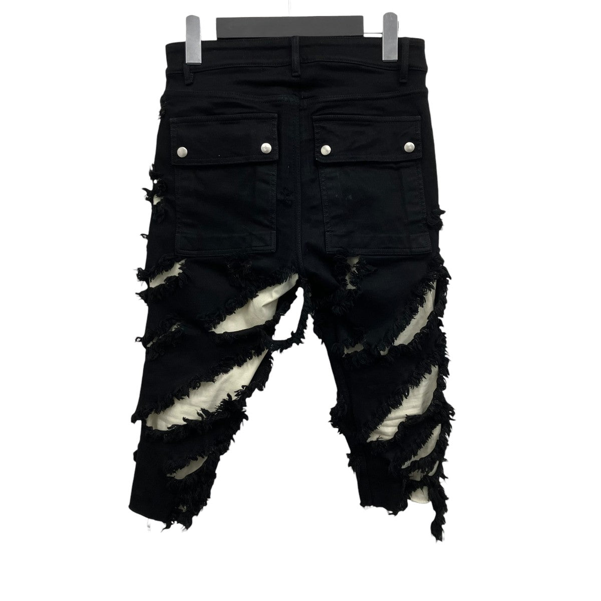 RICK OWENS デニムショートパンツ 古着・中古-2枚目のアイテム画像