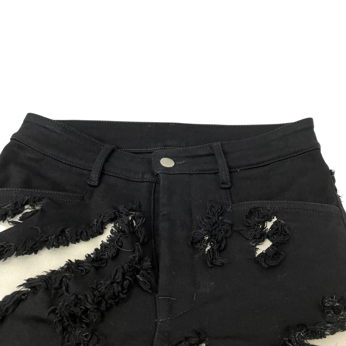 RICK OWENS デニムショートパンツ 古着・中古-3枚目のアイテム画像
