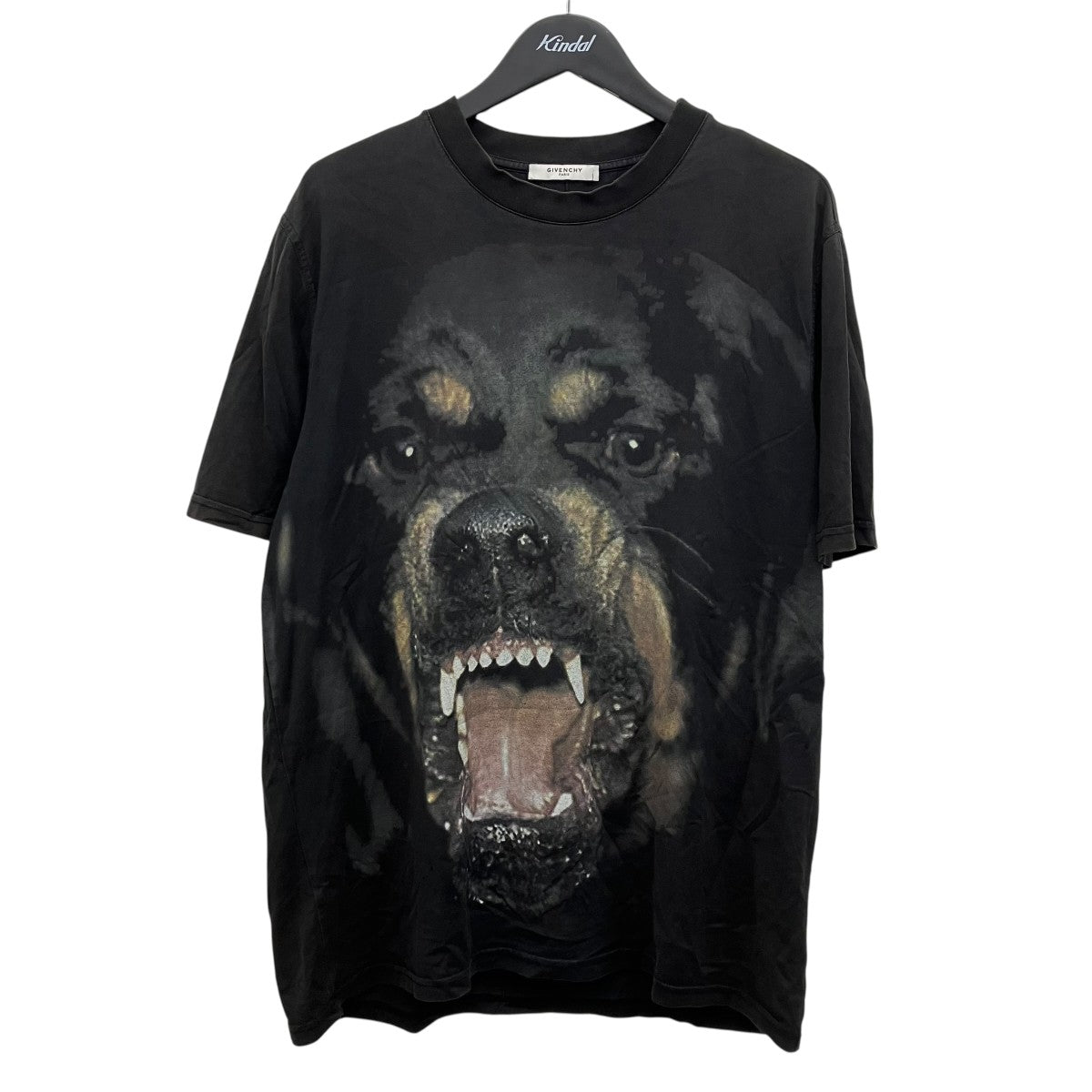 GIVENCHY ロットワイラープリントTシャツ 古着・中古-1枚目のアイテム画像