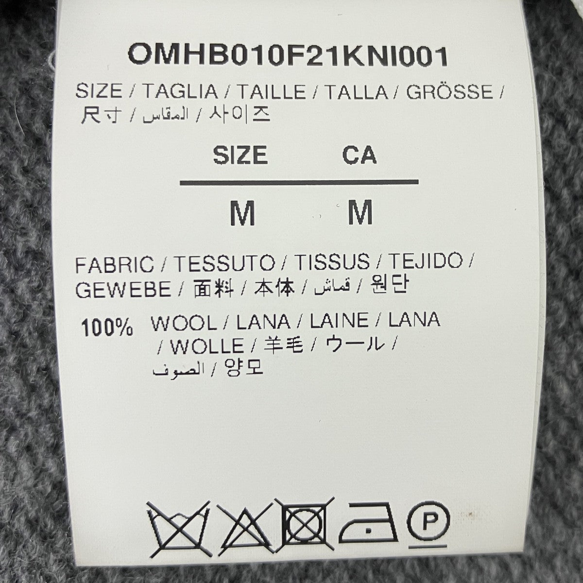 チェックウールカーディガン