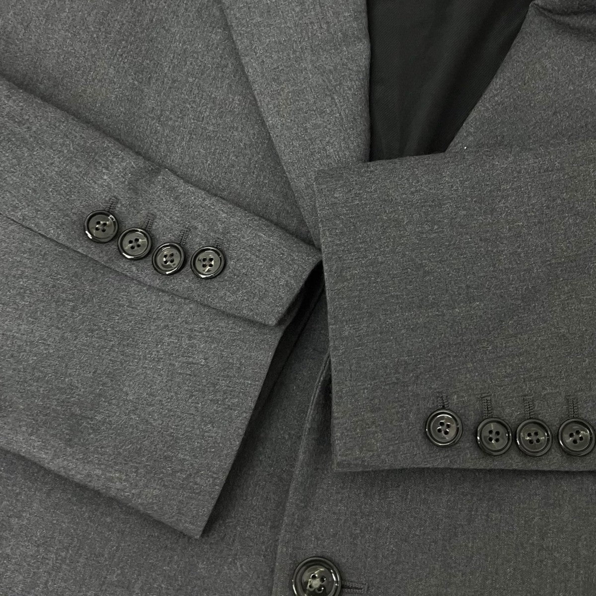 ANN DEMEULEMEESTER Rasmus comfort tailored jacket ストライプドッキングテーラードジャケット 古着・中古-6枚目のアイテム画像