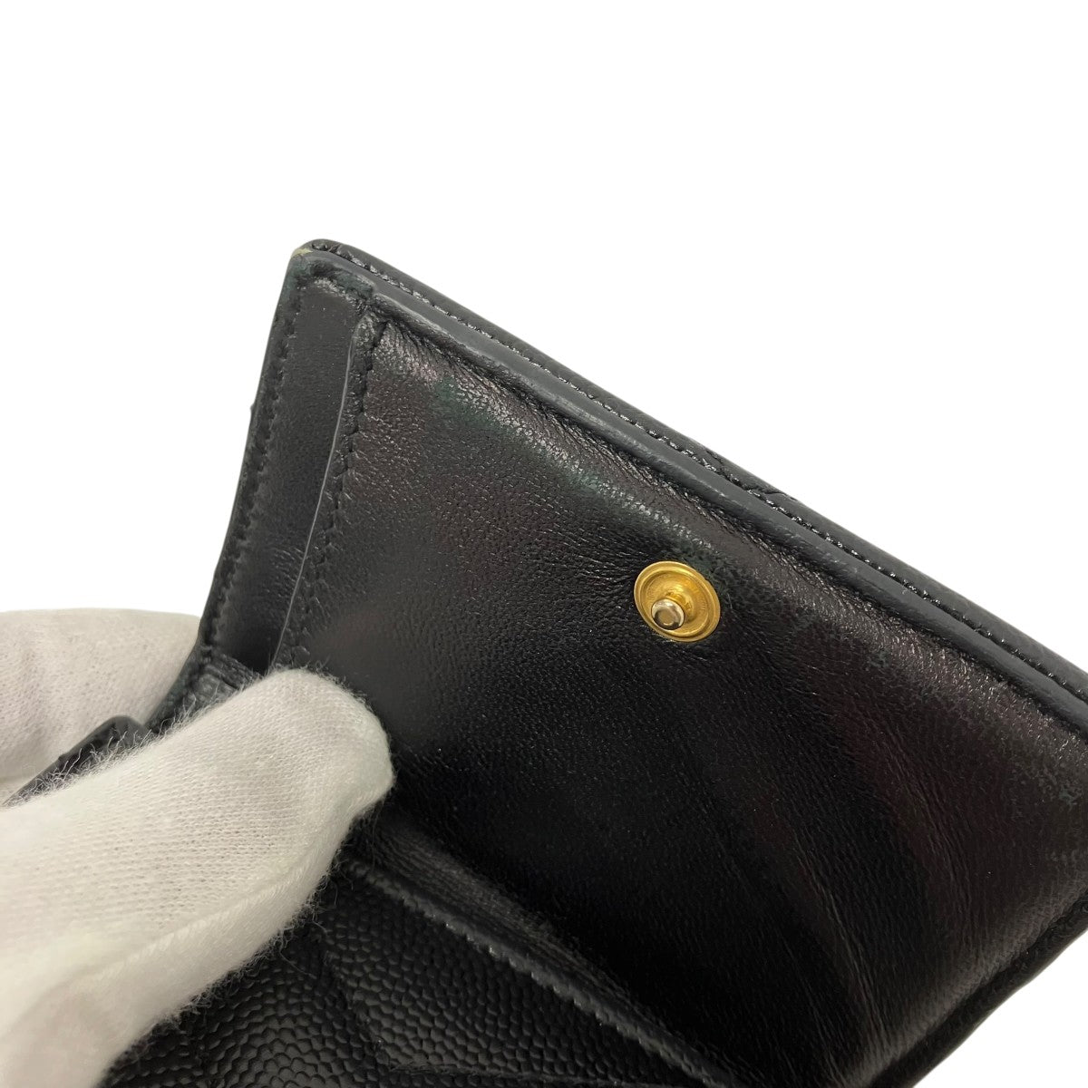 Yves Saint Laurent タイニーウォレットモノグラム 古着・中古-5枚目のアイテム画像