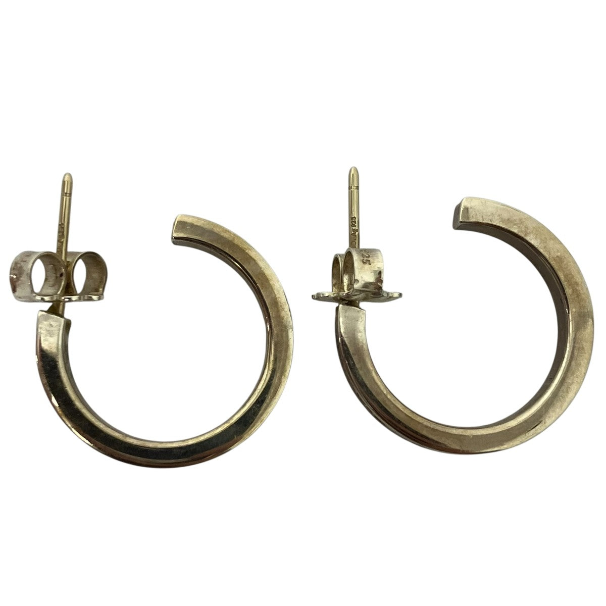 Tiffany ＆ Co． ナローフープピアス 古着・中古-2枚目のアイテム画像