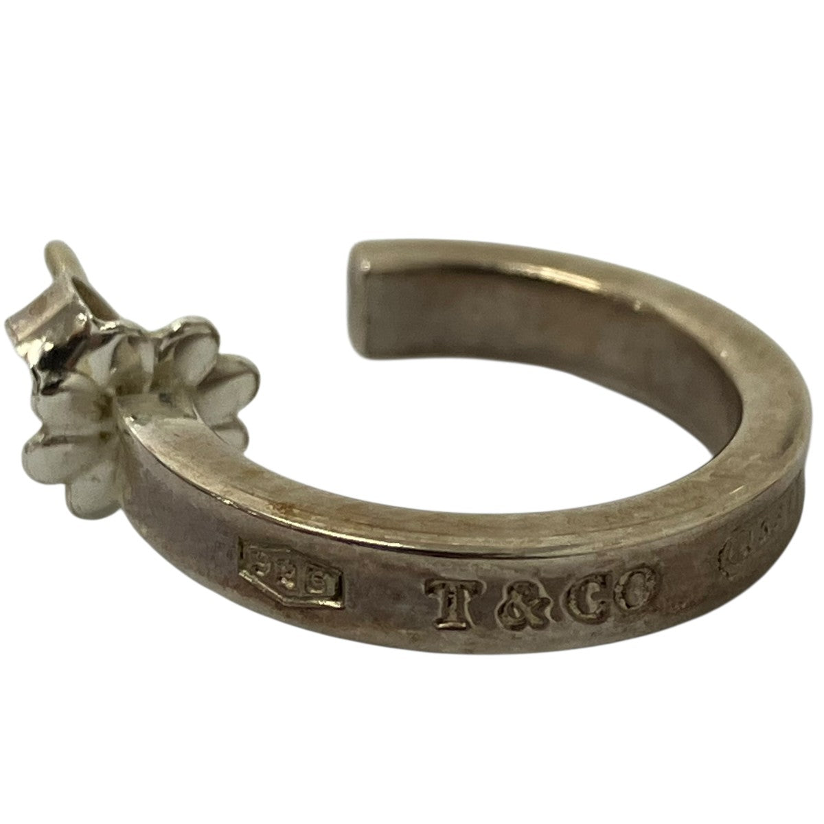 Tiffany ＆ Co． ナローフープピアス 古着・中古-4枚目のアイテム画像