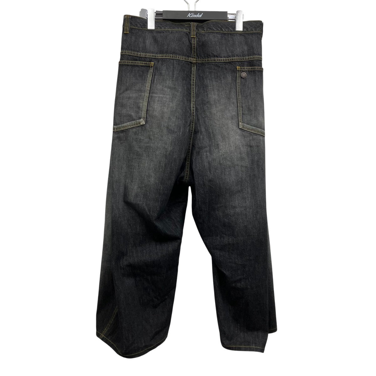 ORIMI OVERLAP BUGGY DENIM PANTS デニムパンツ 古着・中古-2枚目のアイテム画像