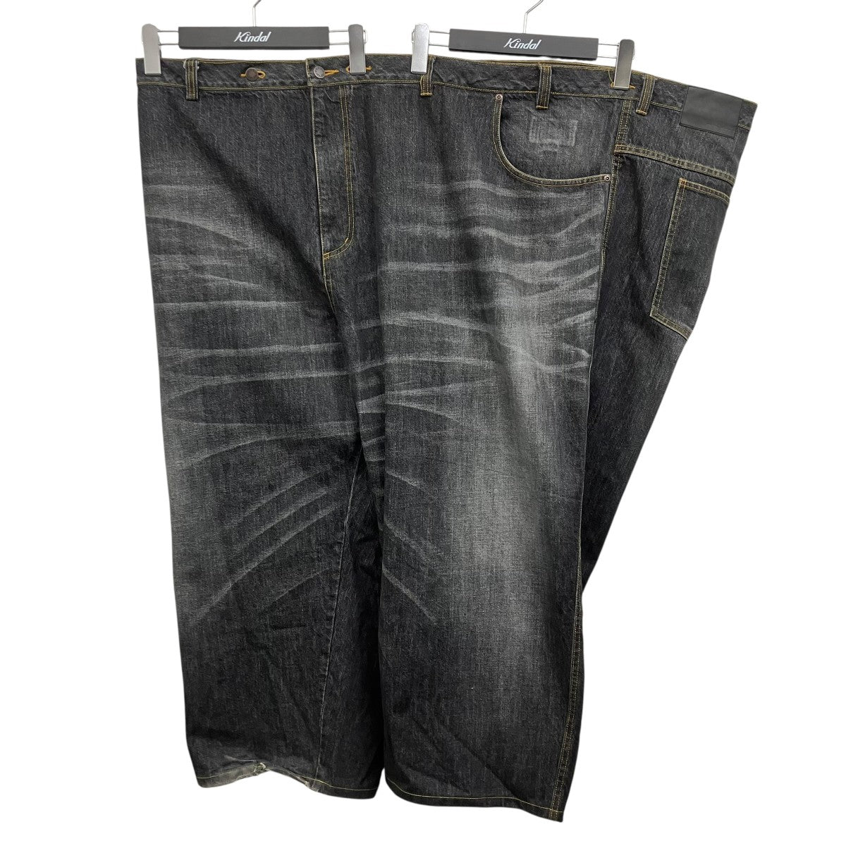 ORIMI OVERLAP BUGGY DENIM PANTS デニムパンツ 古着・中古-3枚目のアイテム画像