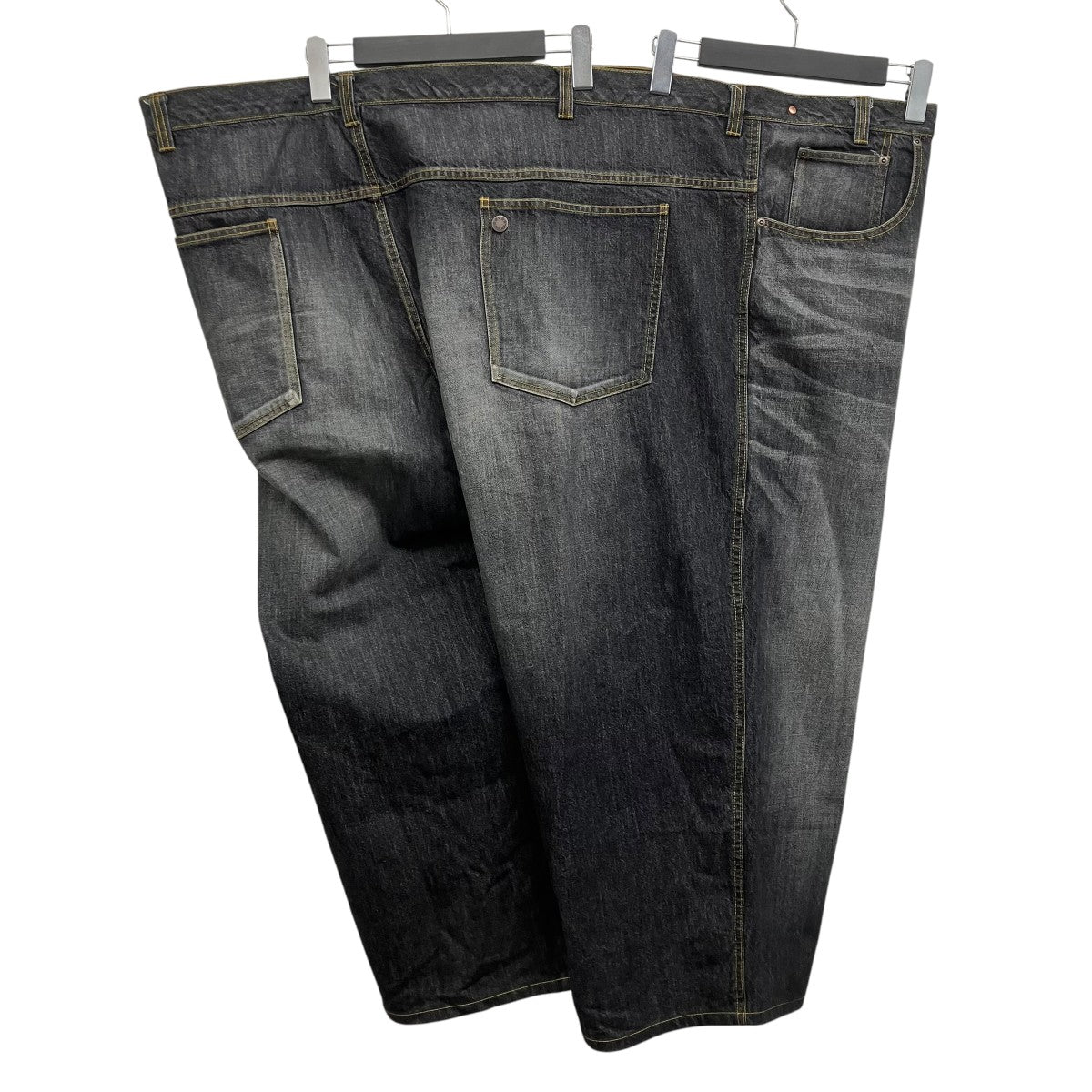 ORIMI OVERLAP BUGGY DENIM PANTS デニムパンツ 古着・中古-4枚目のアイテム画像