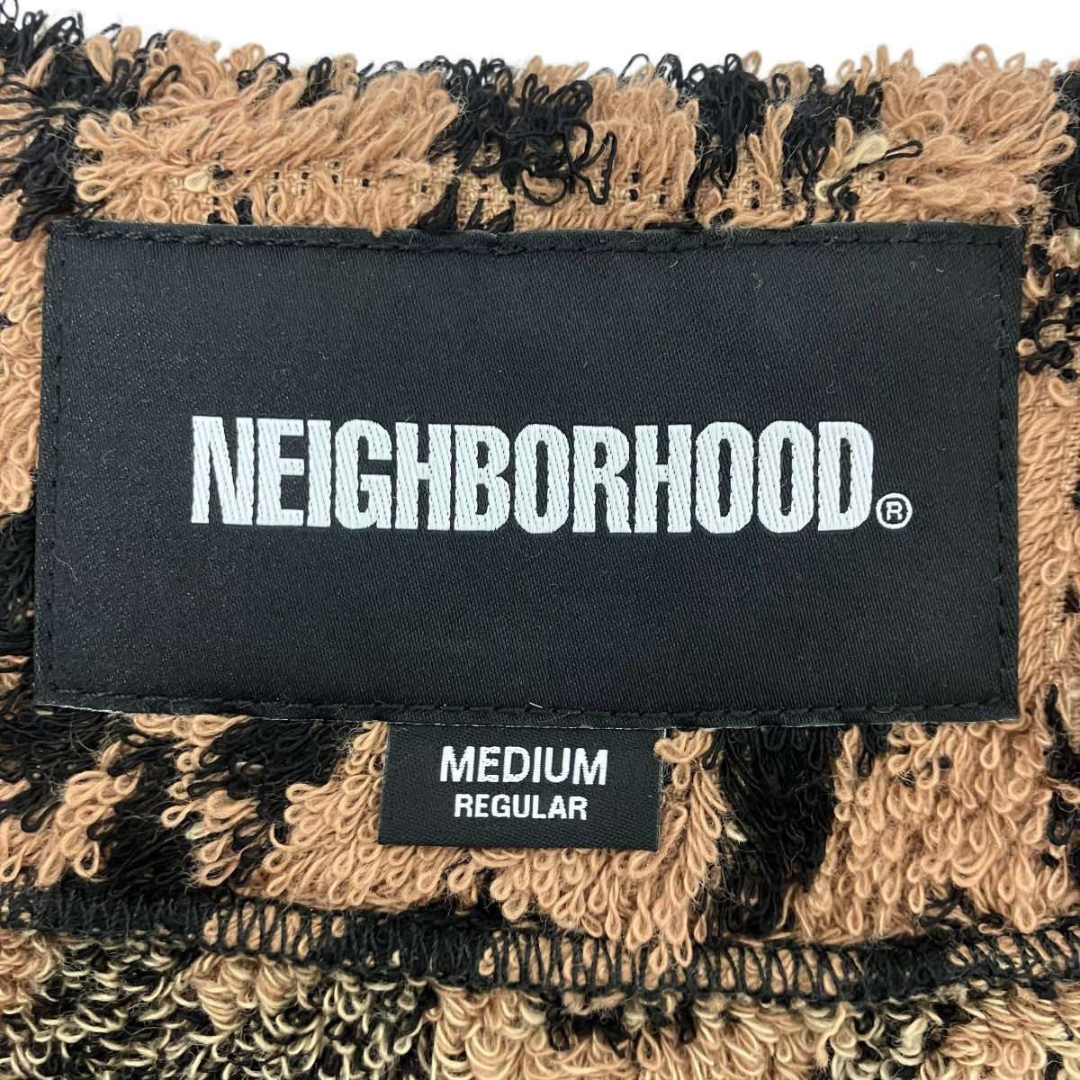 TERRY CLOTH CARDIGAN LS パイルレオパードカーディガン