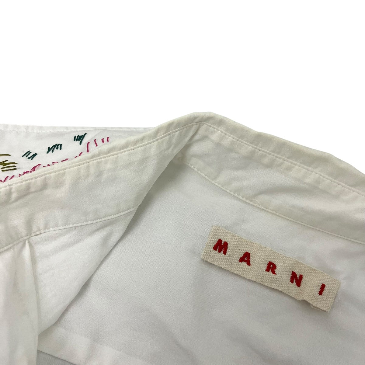 MARNI エンブロイダリーデザインシャツ 古着・中古-5枚目のアイテム画像