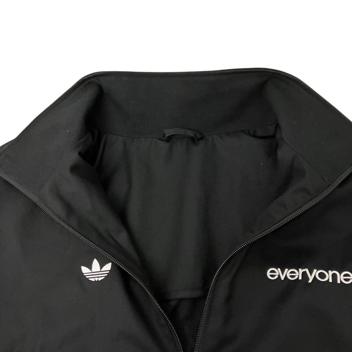 adidas×everyone ロゴ刺繍ジップアップジャケット 古着・中古-4枚目のアイテム画像