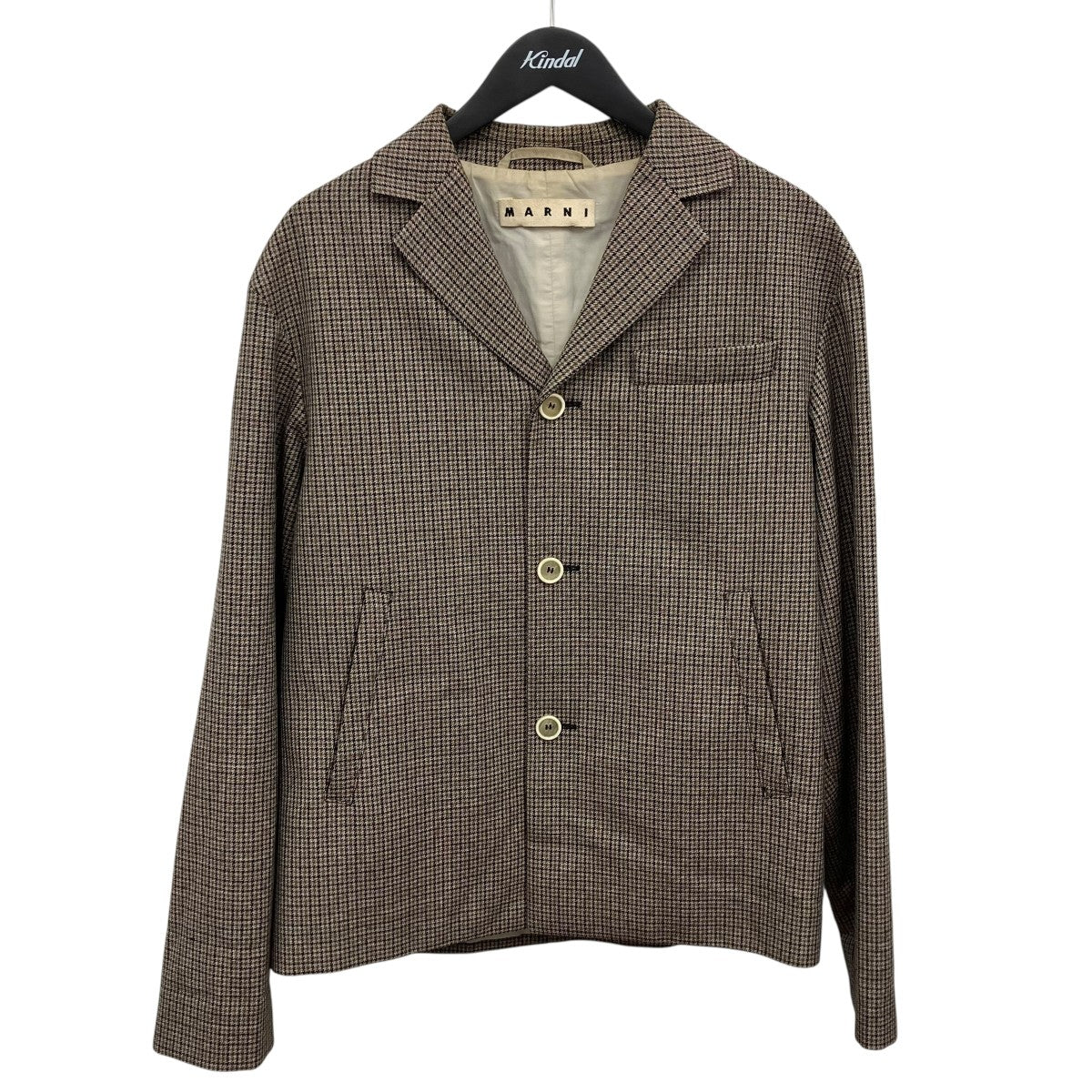 MARNI チェックジャケット GUMU0067U0 古着・中古-1枚目のアイテム画像