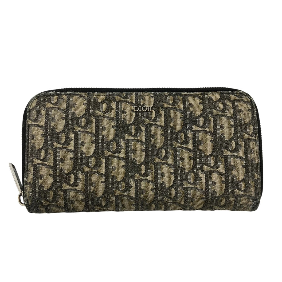 DIOR オブリークラウンドファスナーウォレット 古着・中古-1枚目のアイテム画像